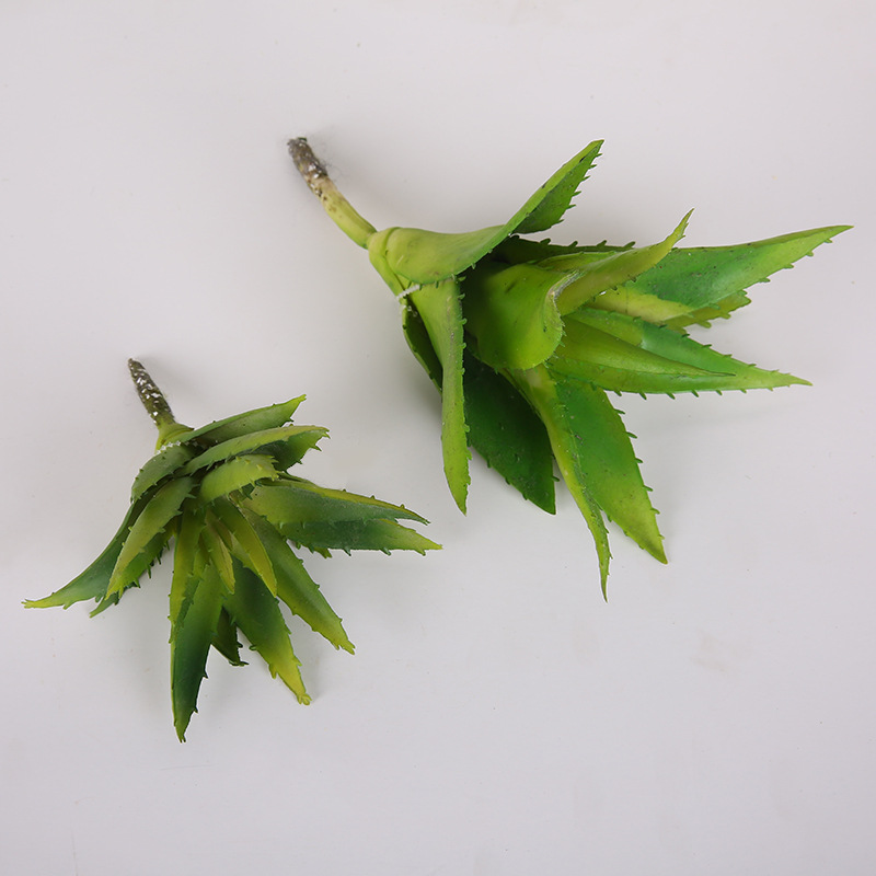 Simulation Succulent Plant Large Succulent Aloe Sharp Horn Aloe Indoor Pot Plant Factory Direct Wholesale