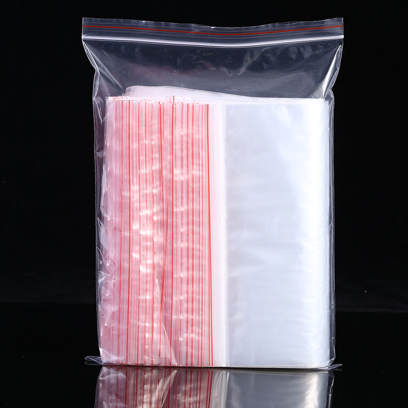 Spot Plastic Clothing Bags Lock Mouth Clip Chain Sealing Bag Transparent Sealing Bone Bag Pe Self-Sealing Bag Wholesale Application Scenario