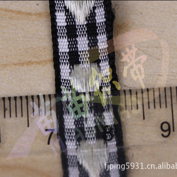 Hand-Made Diy Bow Plaid Ribbon 2 Points Plaid Ribbon Spot Wholesale Black And White Plaid Clothing Accessories Ribbon