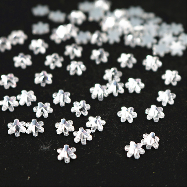 New Hot Bottom Snowflake Shaped Diamond Diy Clothing Accessories Accessories Nail Drill Manufacturers Wholesale Can Be Customized details Picture