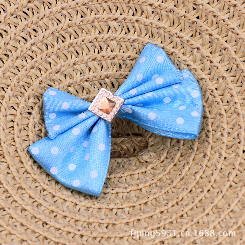 Color Printed Ribbon Diy Handmade Jewelry Braid Raw Materials Irregular Color Bows Printed Polyester Ribbon