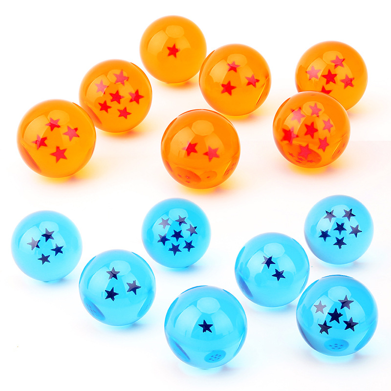 Dragon Ball Set Seven Dragon Ball Decoration Resin Planet Specification drawing