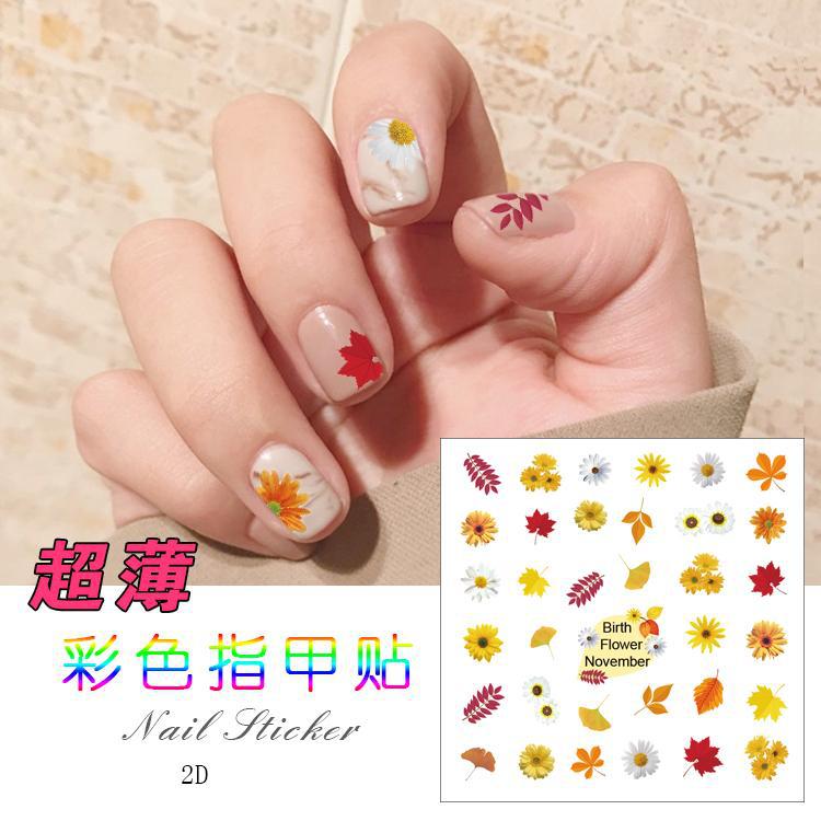 New 2D nail stickers and nail art stickers come with base glue for spring, summer, autumn and winter that won't fade. 60 styles in stock Item Picture