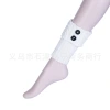 European and American knitted wool, Japanese and Korean boot covers, foot covers, leg guards, short, thick and coarse needle linen flower, two button sock covers for women Specification image