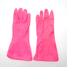 家务胶手套清洁家用女薄款洗碗手套耐用厨房洗衣手套防水橡胶手套