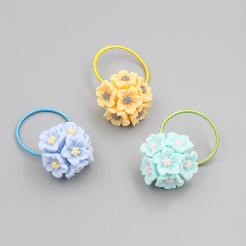 Children's Hair Band Cute Princess Flower Hair Tie Baby Girl Headflower Little Girl Hair Band Hair Tiara Specification drawing