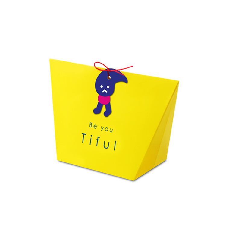 Bright Color Flower Tea Gift Box Spot Cartoon Fashion West Point Box Candy Nougat Cardboard Bag Item Picture