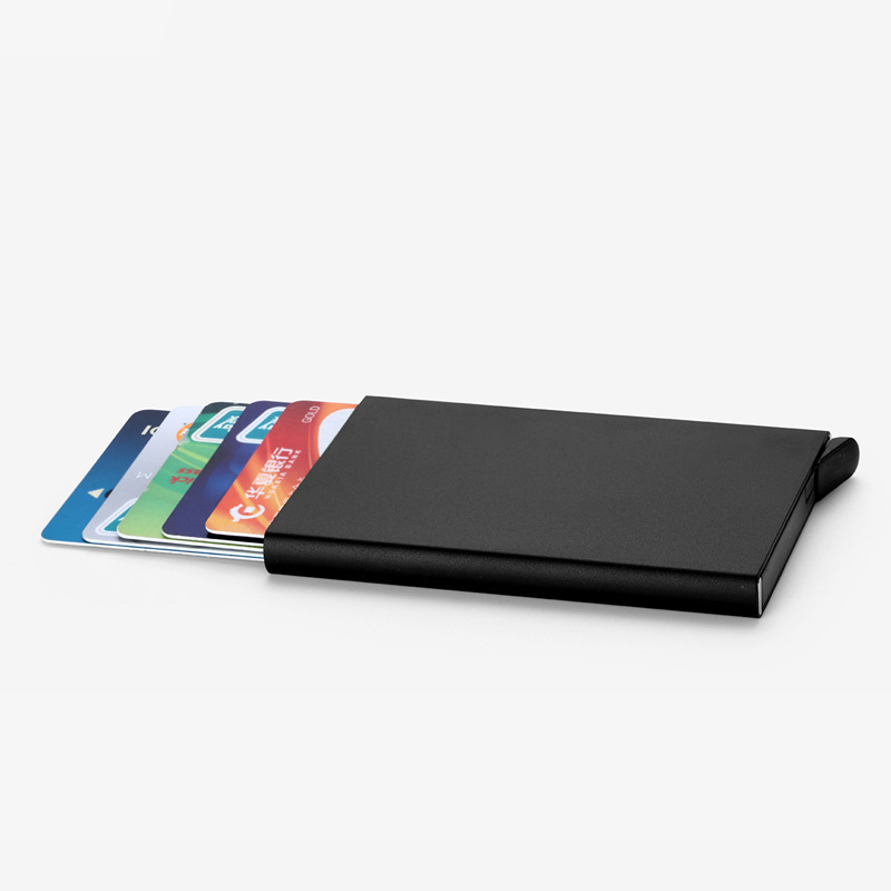 The Manufacturer's Best-Selling New Multi-Functional Automatic Pop-Up Rfid Wallet Card Box Anti-Theft Card Swiping Bag X-1# Specification drawing