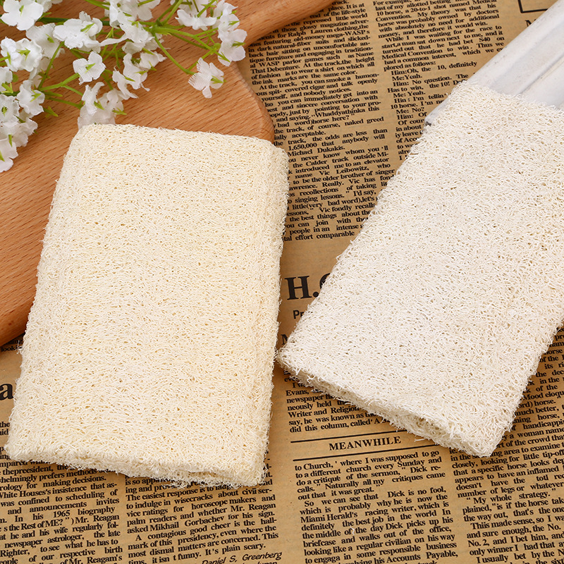 Loofah bath towel massage bath scrub plant loofah exfoliate loofah section bath scrub tablet to remove dead skin