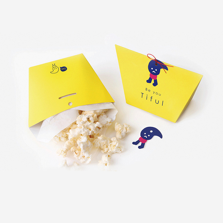 Bright Color Flower Tea Gift Box Spot Cartoon Fashion West Point Box Candy Nougat Cardboard Bag details Picture