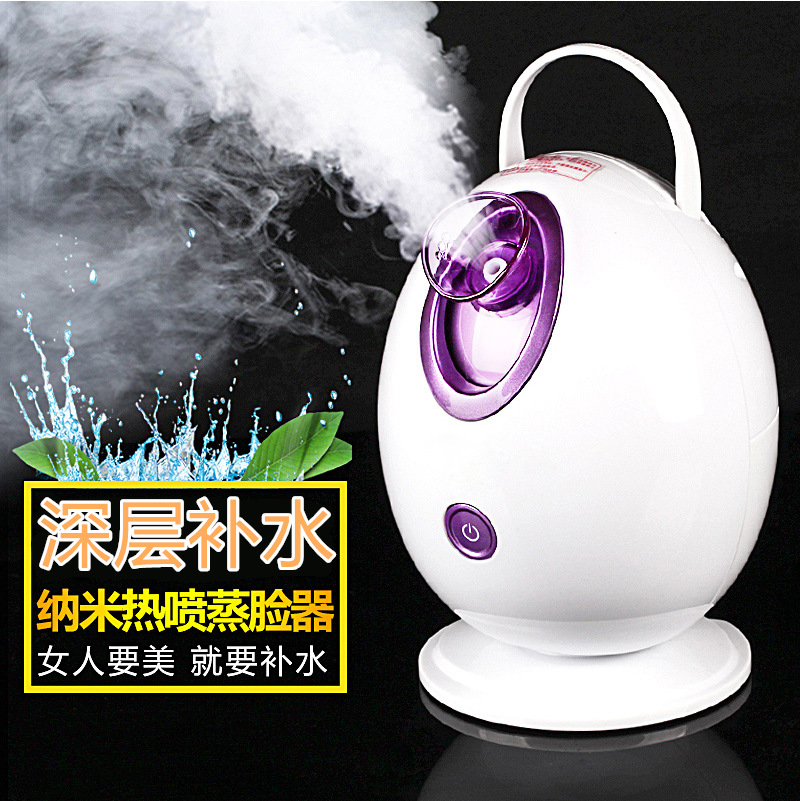 Egg face vaporizer Hot spray Mini nano household spray instrument Face vaporizer Beauty instrument Ion hydration instrument Face vaporizer full figure