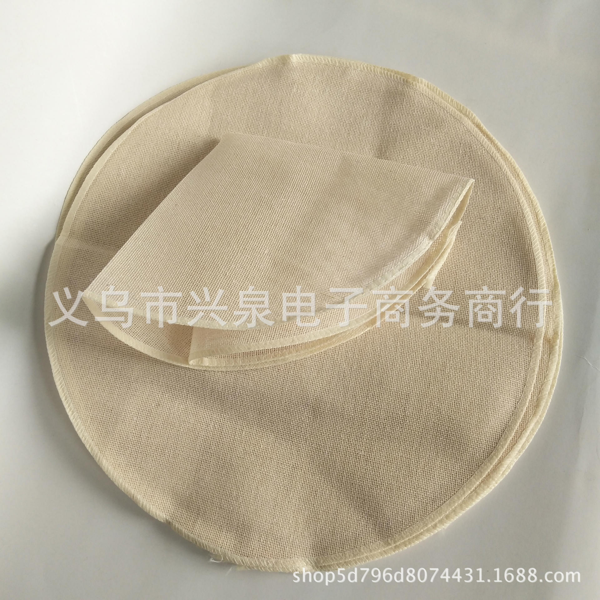 【 Zone 2-13 】40 steamer cloth 100 per bundle 4000 per piece, 40cm steamer cloth, steaming cloth, non-stick pan, pure cotton edge wrapped and coated steamer cloth, steaming cage cloth, household one-yuan street stall supply Specification image