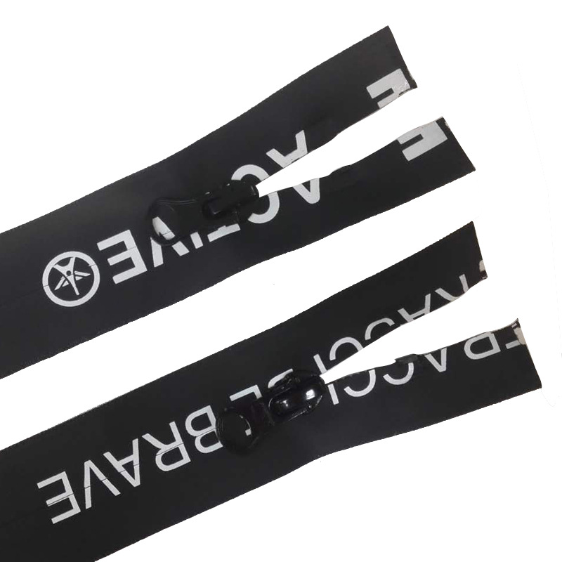 AAX防水拉/5号韩版丝印/箱包服装外套产品图