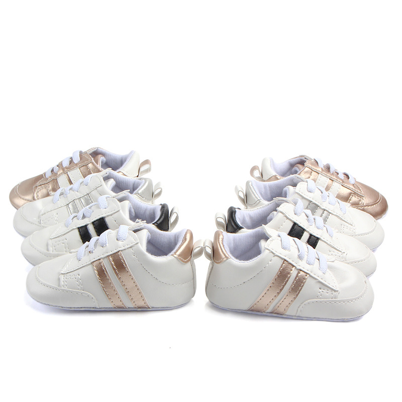 Wholesale spring and autumn baby shoes, soft-soled anti-slip walking shoes, soft-soled baby shoes, 0-1 year old 0787 Item Picture