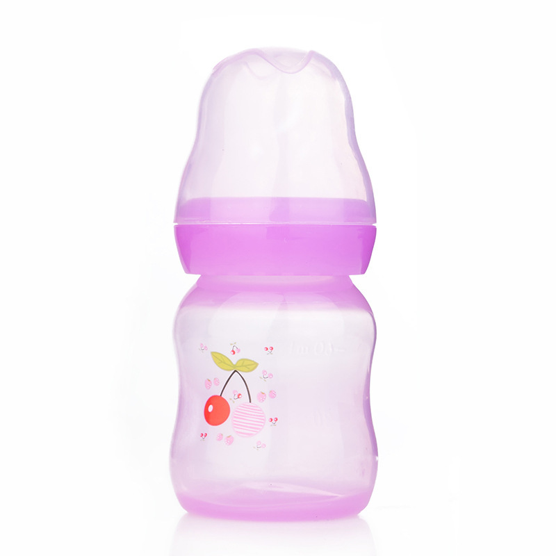 Intelligence Baby Newborn Baby Mini Standard Baby Bottle Easy To Clean Pp Juice Bottle 60Ml Factory Direct Sales Specification drawing
