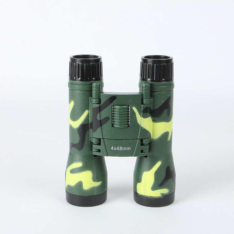 New wholesale 4X48 camouflage telescope, children's plastic telescope binocular simulation outdoor children's toy Item Picture
