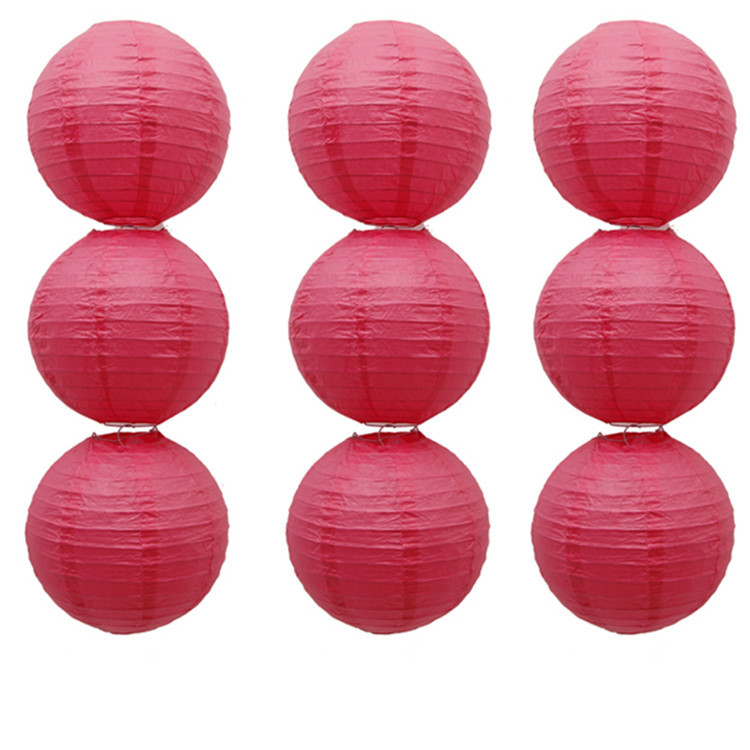 Spring Festival paper lantern manufacturer wholesale wedding supplies, children's DIY bright red Spring Festival wedding Festival decoration supplies details Picture