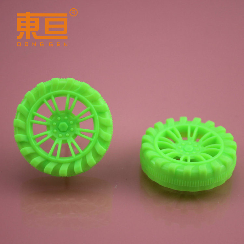 HB352AH rough green off-road plastic wheel Plastic wheel technology building block parts Toy accessories