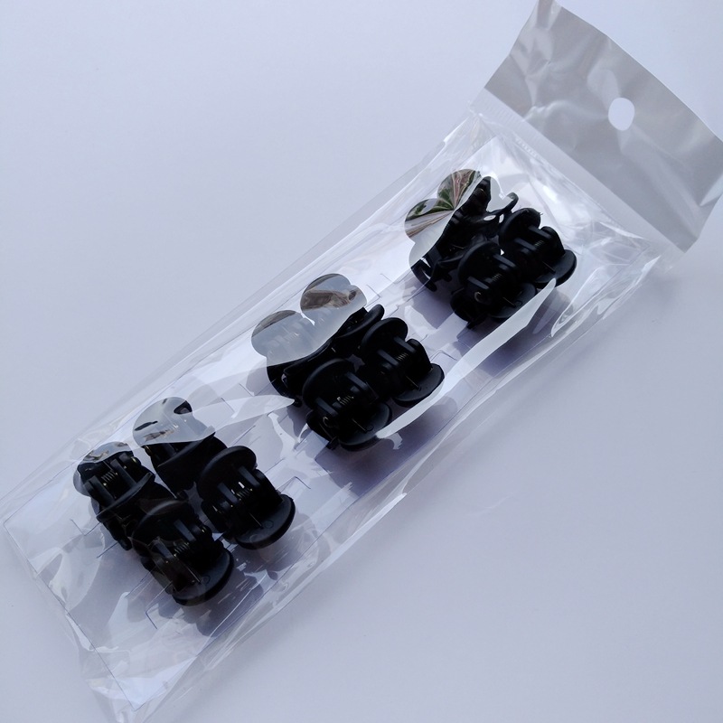 Women's Black Plastic Small Grab Clip Korean Headdress Hair Grab Clip Bangs Clip Hairpin Small Gift Wholesale Item Picture