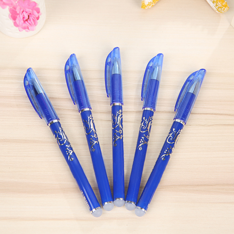 厂家直销学生魔易可擦中性笔文具批发磨擦笔中性笔晶蓝0.5mm