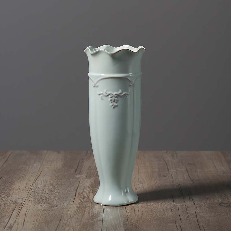 陶瓷工艺品/陶瓷花瓶/陶瓷摆件白底实物图