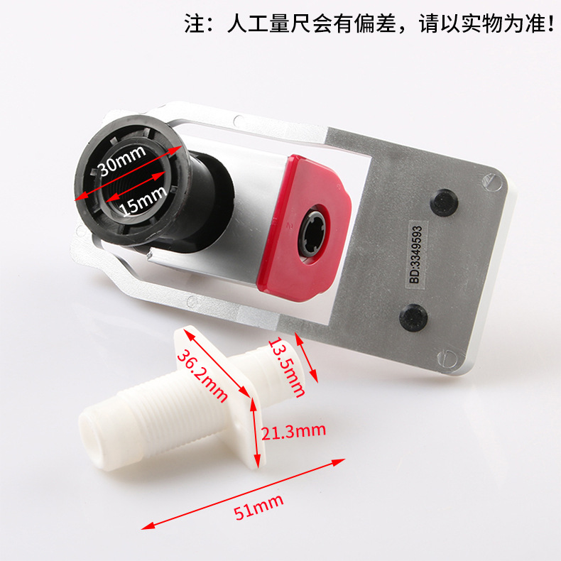 صنبور الماء الساخن البارد في جهاز تنقية المياه RO، ومسخن الماء النقي، ومشرب الصنبور ووتر Purifer Fittings Fucet Specification image