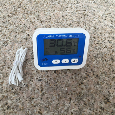 新款电子温湿度计室内外温湿度计603详情图3