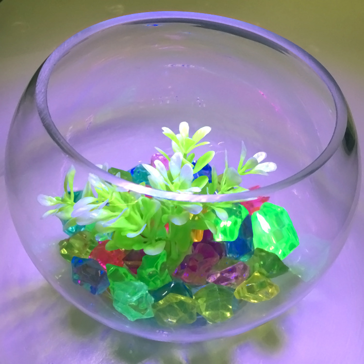 Baojie Aquarium offers wholesale of large, medium and small-sized round transparent glass fish tanks for fish and grass care decorations Specification image
