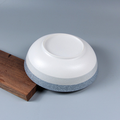 Japanese-style tableware, marble creative snowflake glaze ceramic large-capacity bowls, noodle bowls, salad bowls, two-color large soup bowls details Picture