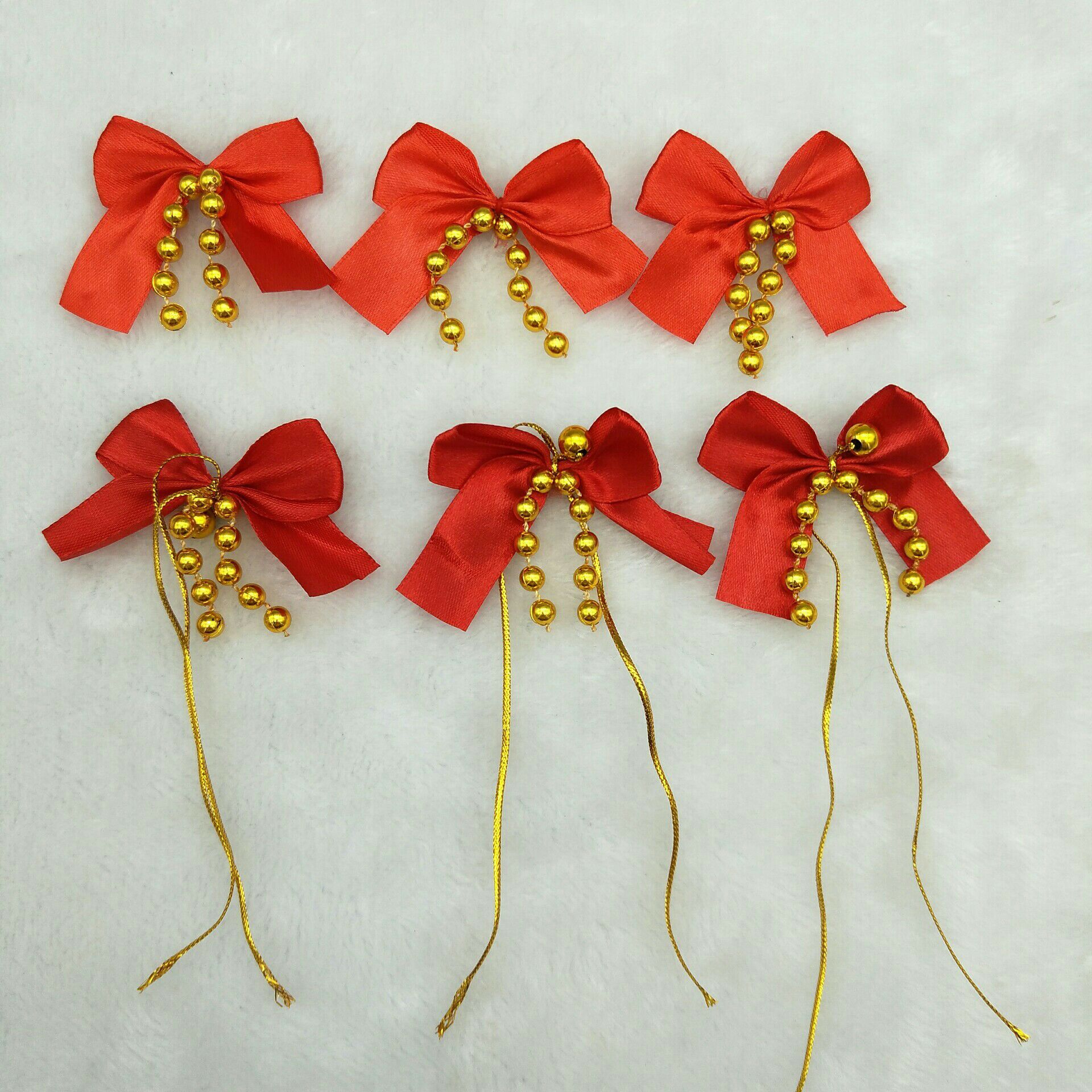 Gardening Floral Decoration bows Floral decoration bows Beaded bows Christmas tree decoration bows
