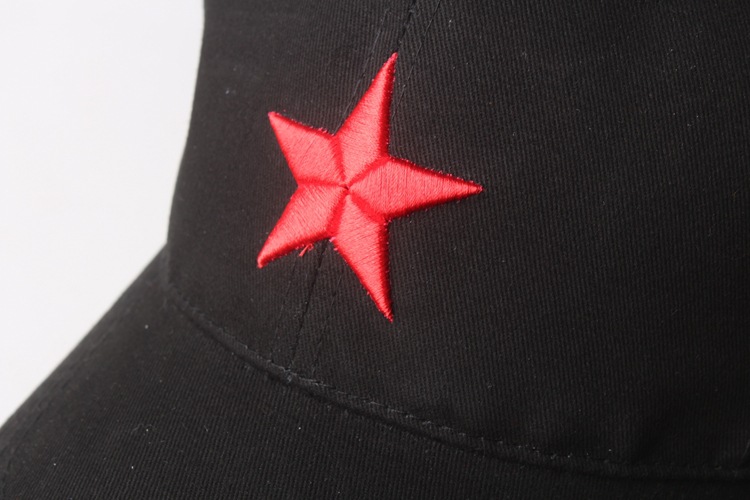 The new red five-pointed cap for the Liaoning Navy, the men's baseball cap with the national flag, and the red five-pointed cap are the same style as Cui Jian's Application Scenario