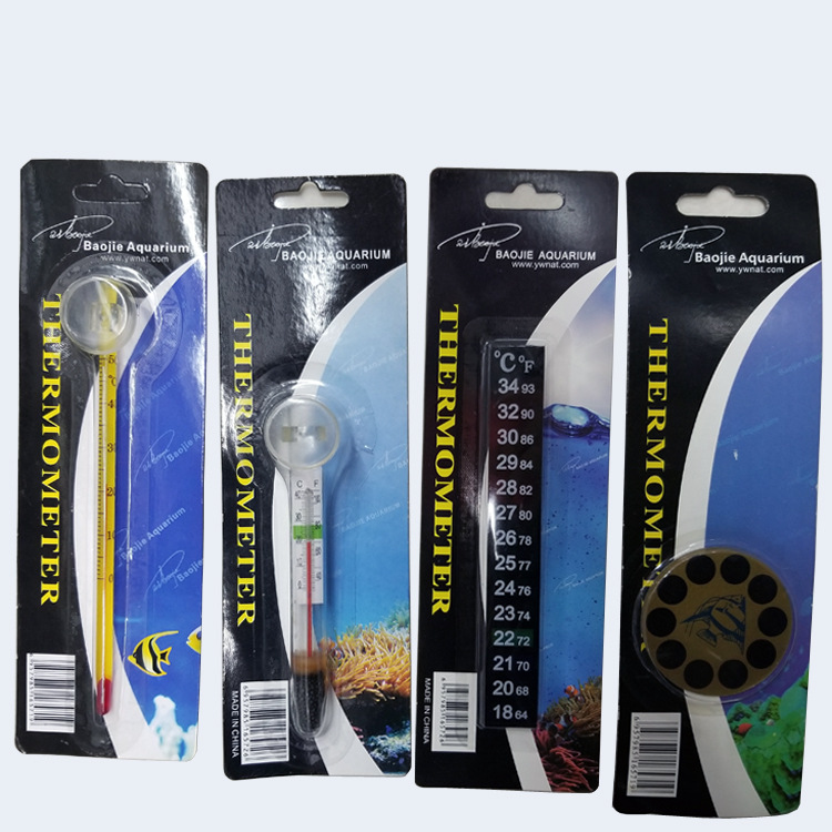 Baojie fish tank thermometer T-11 LCD thermometer Patch thermometer Aquarium thermometer round Application Scenario