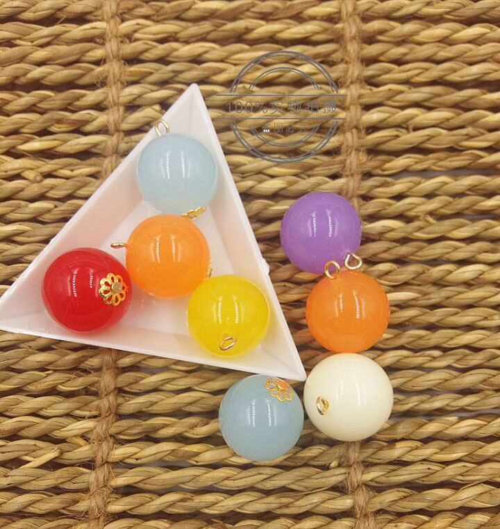 Transparent Acrylic Beads Jelly Acrylic Beads Beads Pendant Bead Accessories Acrylic Beads details Picture
