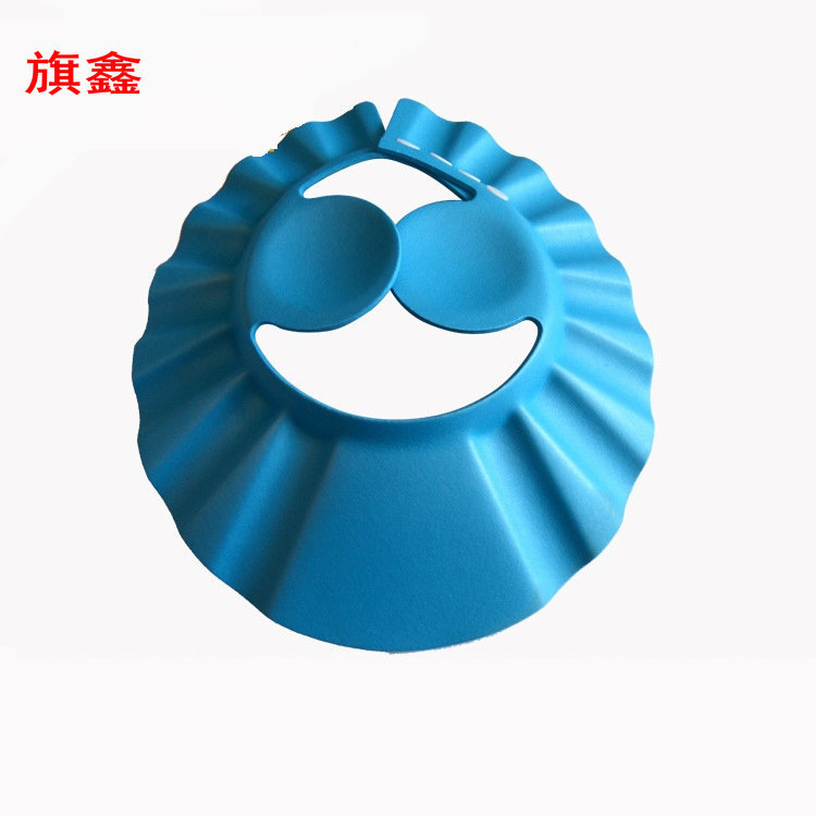 Baby adjustable ear protection shampoo cap Soft baby shampoo cap Baby shampoo cap Child bath details Picture