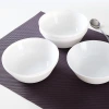 chinbull White Jade Glass Tableware, flat plates, deep plates, household plates, modern Nordic style bowl and plate set Application Scenario