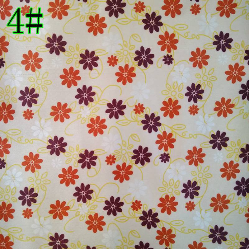 色丁印花小花/pvc白底实物图