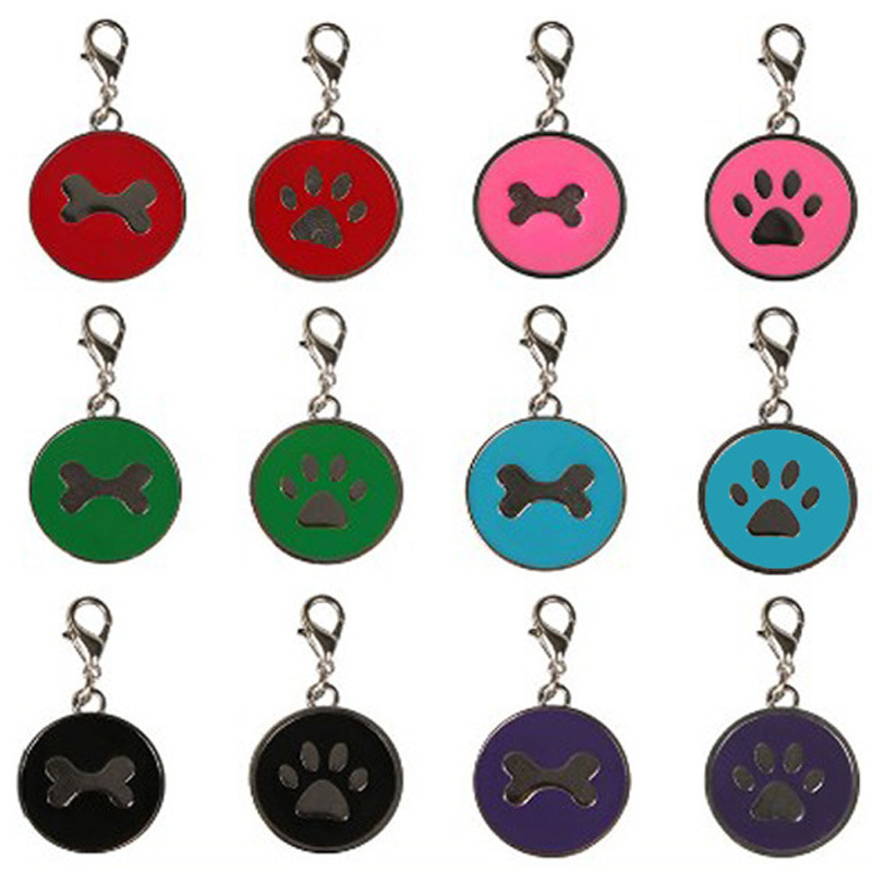 Pet zinc alloy bone pendants, exquisite and elegant pet dog tags, outdoor anti-loss pet store cat tags wholesale Item Picture