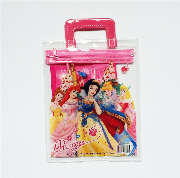 Wholesale of stationery sets for kindergarten children and primary school students, cartoon pen cases, and student learning supplies from manufacturers
