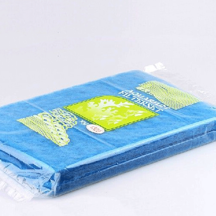 The fish tank and aquarium are thickened with high-density washable purification biochemical filter cotton in white, blue and green Application Scenario