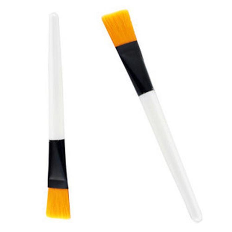 Wholesale Spot Mask Brush Beauty Makeup Tools White Pole Soft Hair Makeup Brush Crystal Mask Brush 9887
