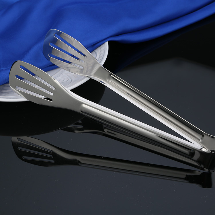 Stainless steel tongs, three-wire food tongs, multi-functional barbecue tongs, fried fish tongs, bread tongs, food tongs, barbecue tongs, kitchenware, kitchen tools, baking utensils, buffet tongs Specification image