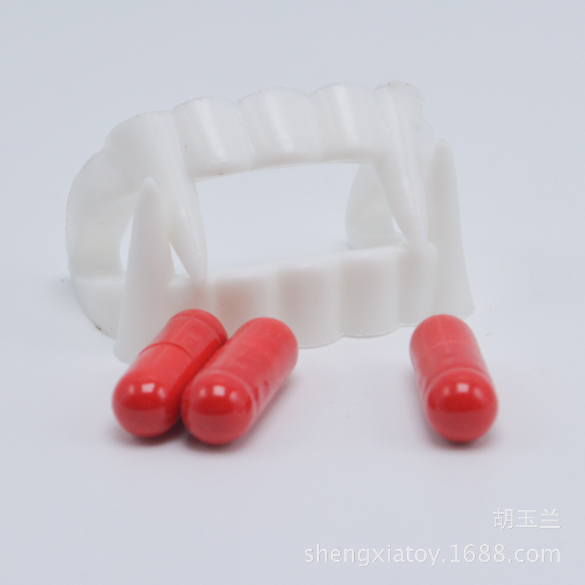 恐龙充气服装/糖果裙/圣诞长筒袜氨纶/道具服/鞭炮白底实物图