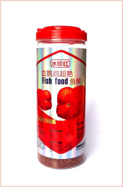 宝杰水族观赏鱼饲料鹦鹉增红鱼鱼粮 多种规格鱼食瓶装厂家批发