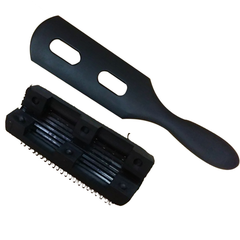 shanilak matte handle rib comb, detachable hair comb, nine-row scalp massage comb, special comb for oily hair in hair salons details Picture