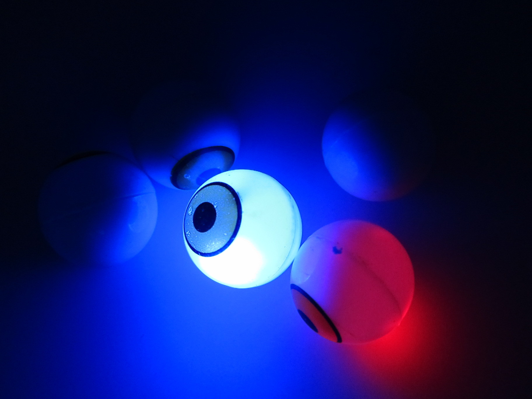 28mm发光眼珠玩具配件厂专业生产各种闪光眼睛眼球娃娃玩具配件详情图2