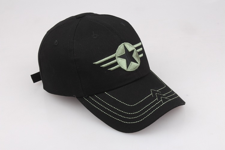 Pure cotton five-pointed star camouflage hat, tactical baseball cap, camouflage hunting and fishing cap, outdoor sunshade baseball cap Specification image