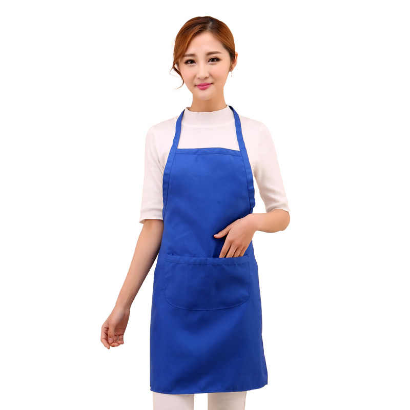 Adult Korean Fashion Work Clothes Kitchen Waist Cute Print Logo Custom Advertising Gifts Wholesale Apron Item Picture
