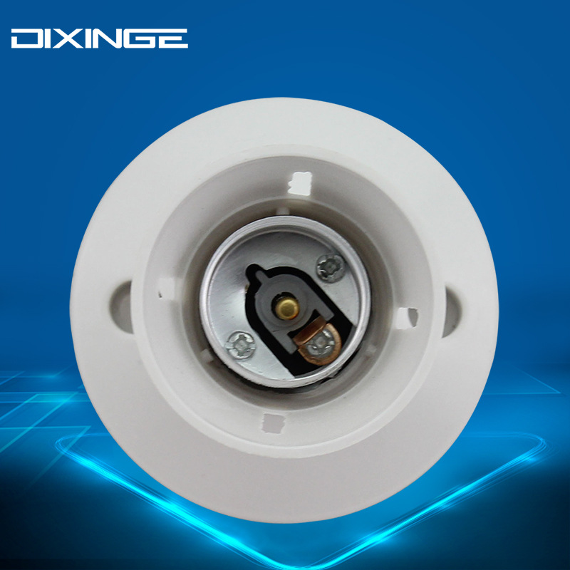 Energy-saving lamp /LED lamp accessories: E27 spiral socket lamp holder, tilted ceiling lamp head, E27 slanted socket lamp head Specification image