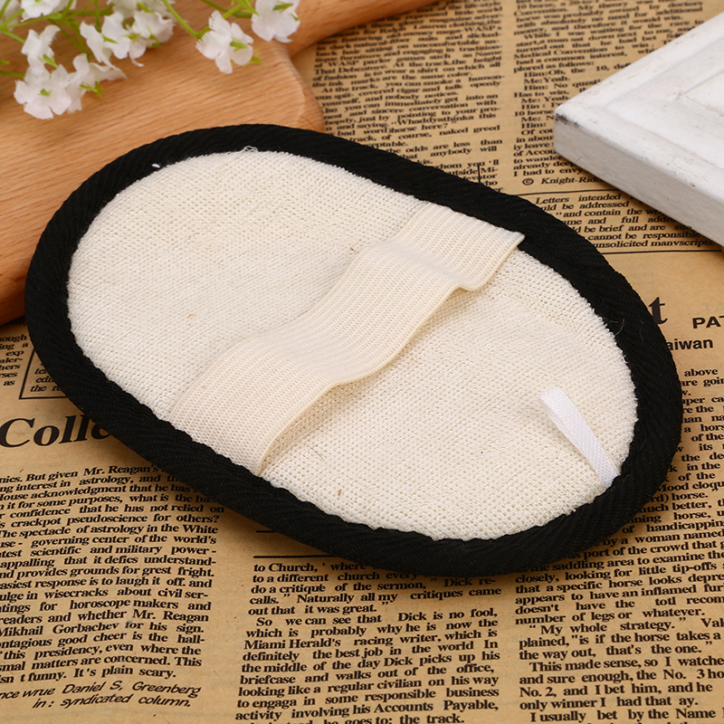 [LOVELY HOME] [keeping ka] rubber de baño wholesale yute rubber de baño para el baño exfoliante yute oval rubber de baño Application Scenario