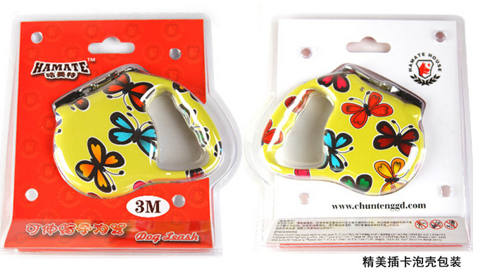 宠物自动牵引带 伸缩牵引器 狗狗牵引绳 3M宠物牵引器